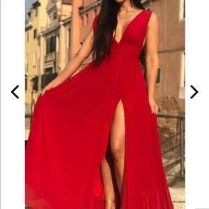 Red Maxi Dress